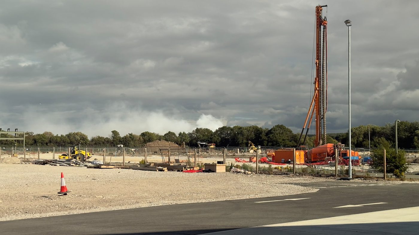 Point of Ayr gas terminal demolition site — industrial scale bird management environment